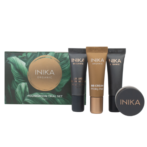 INIKA ORGANIC MAKIAŽO PAGRINDŲ BANDOMASIS RINKINYS, Light