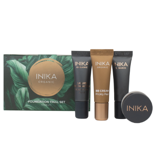 INIKA ORGANIC MAKIAŽO PAGRINDŲ BANDOMASIS RINKINYS, Medium