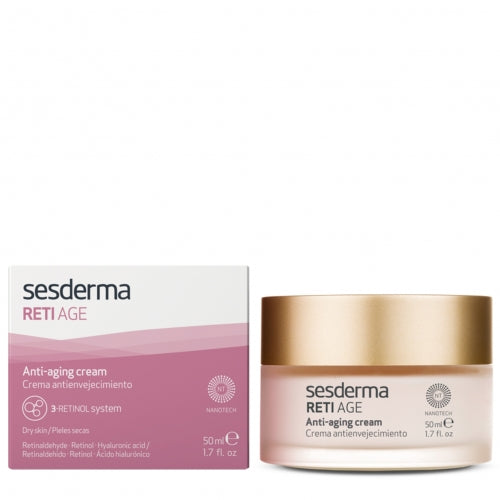 SESDERMA RETI-AGE JAUNINANTIS VEIDO KREMAS SU RETINOLIU, 50ml