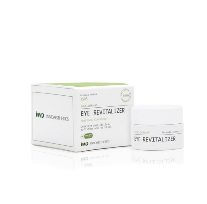 INNO-DERMA® EYE REVITALIZER INNOAESTHETICS atgaivinamasis apyakių kremas, 15g